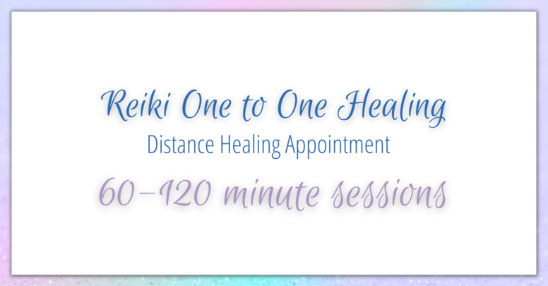 Reiki One to One Healing Sessions