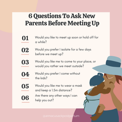 6 questions to ask a new mum