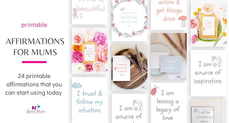 Sales page graphics for moms Affirmation Packs