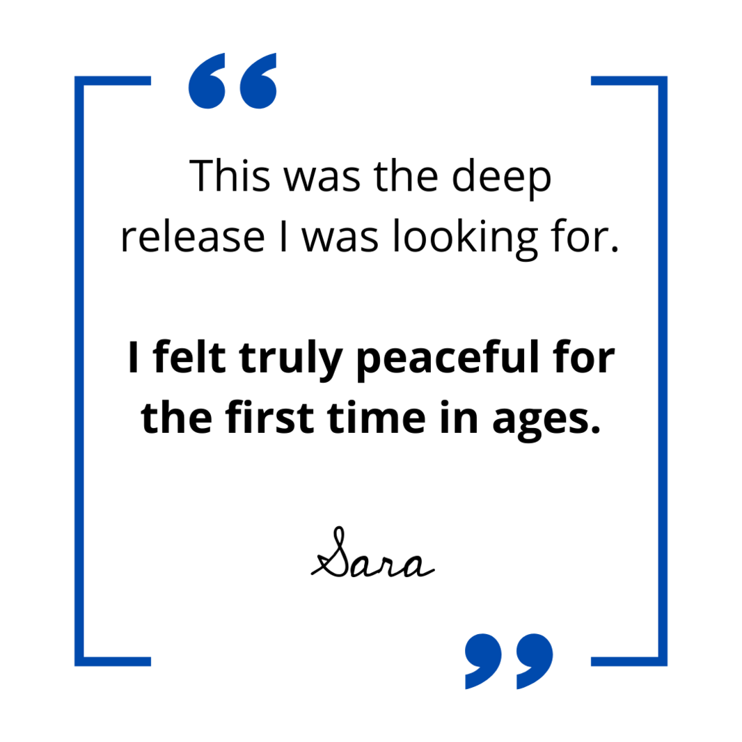 Sound Healing Testimonial - Sara Meme - Deep Peace