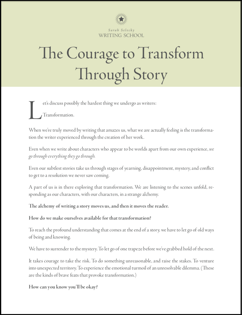 courage to transform