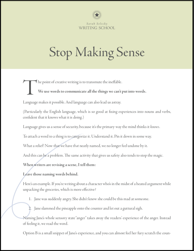 Stop making sense