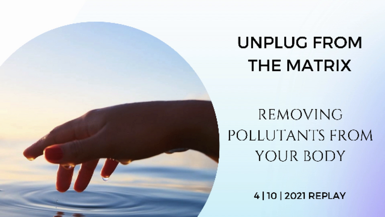 Unplug from the Matrix: Removing Pollutants From Your Body