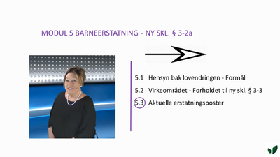 JK06 Aktuelle erstatningsposter ny lov