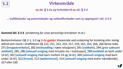 JK06 Virkeområde Forholdet til ny skl. §3-3