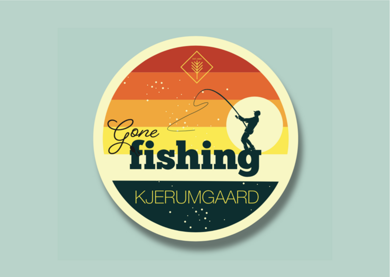 Sticker "Gone fishing"