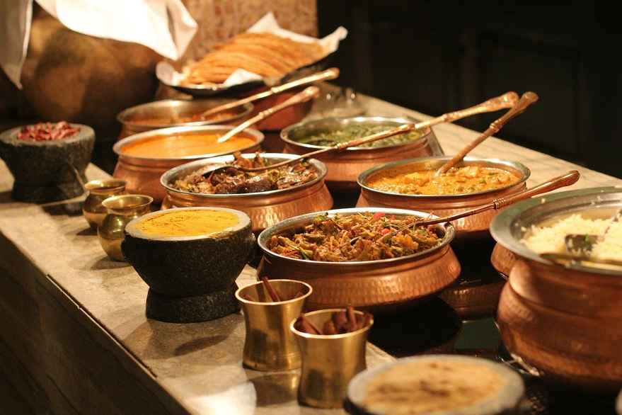 buffet indian cooking sacred food blessing