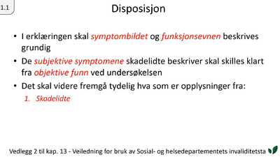 JK10 Formelle krav til en spesialisterklæring