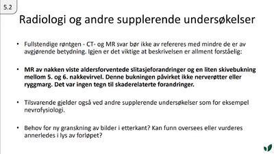 JK10 Om supplerende undersøkelser