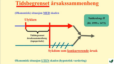 JK11 Tidsbergenset årsakssammenheng - sykdomsutvikling uavhengig av ansvarshende