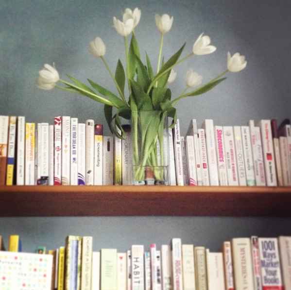 tulips & books