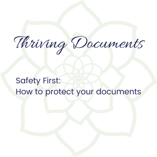 Blog Cover - Safety First - Protect Your Document