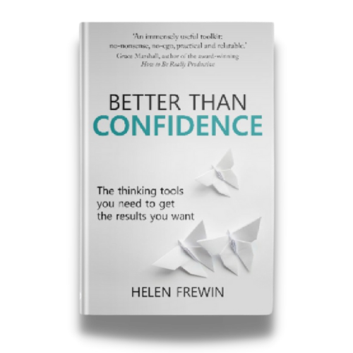 Better than confidence - Helen Frewin - book smart mock up 