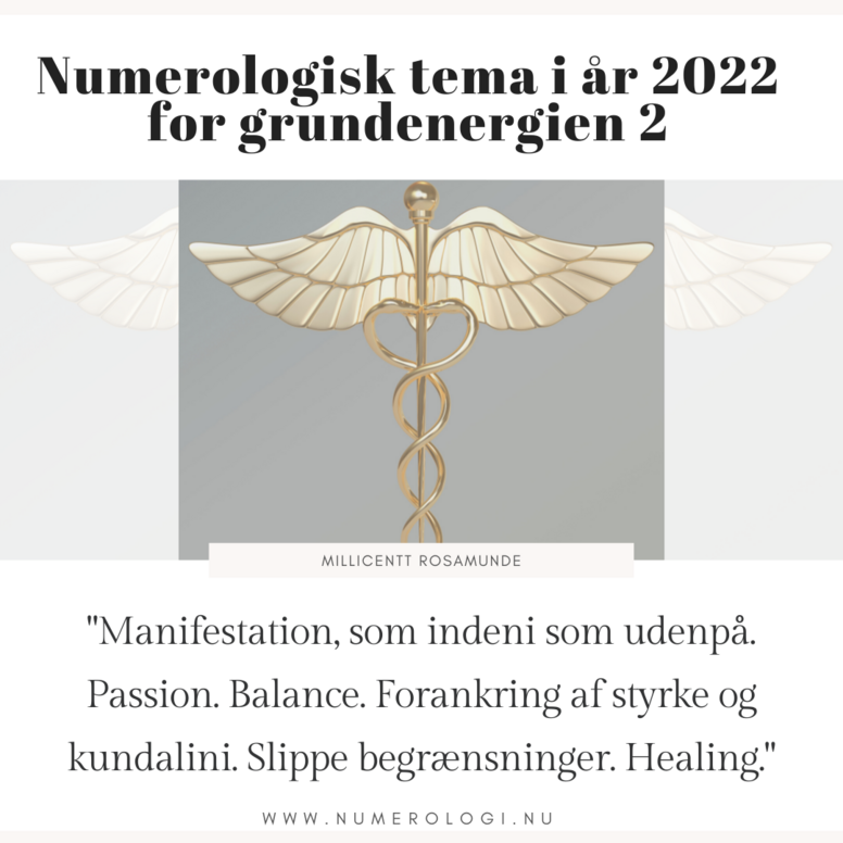 2022 - Numerologisk Tema for Grundenergien 2