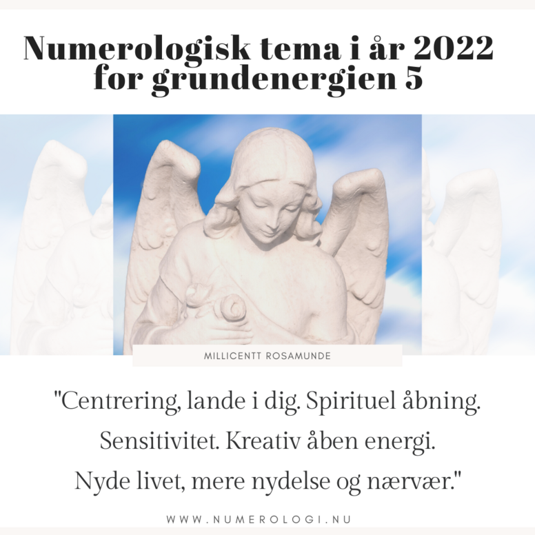2022 - Numerologisk Tema for Grundenergien 5
