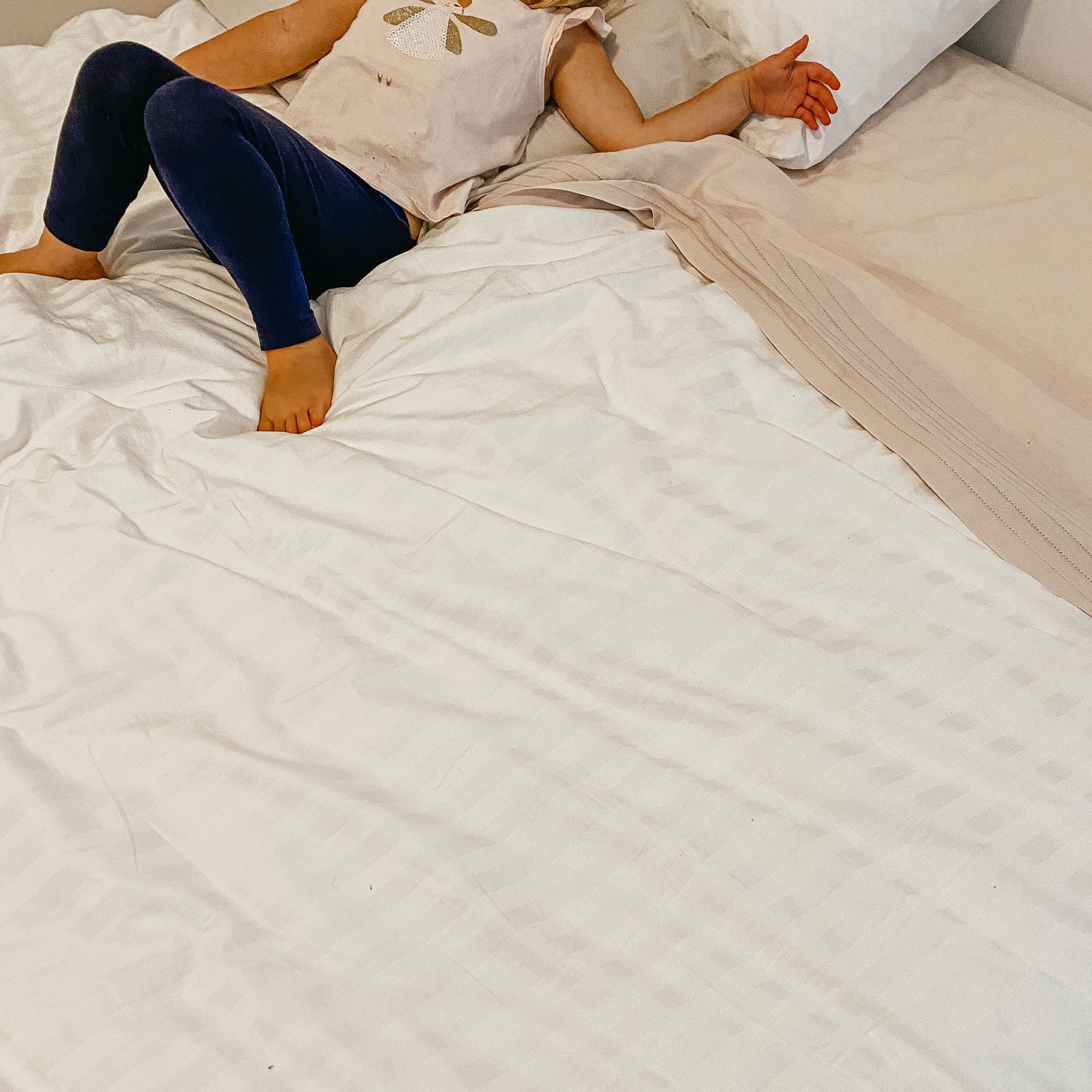 I tried so hard to get my child to take a comforter