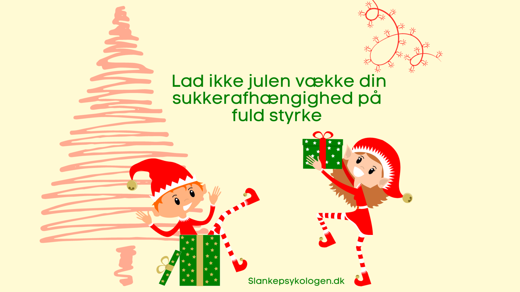 Red & Green Playful Christmas Countdown Facebook Post (Presentation (169))