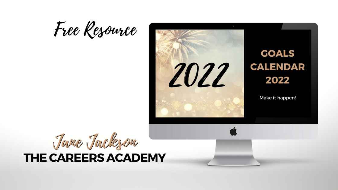 THE CAREERS ACADEMY Goals Calendar 2022 COVER