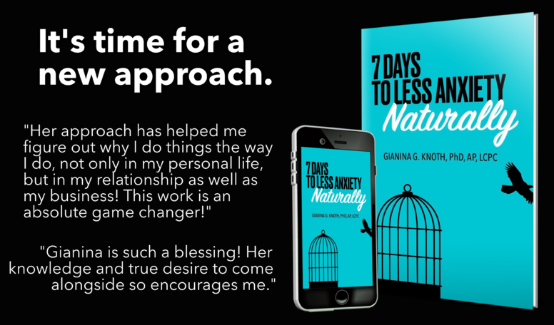 7 Days to Less Anxiety Naturally Book