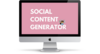 social content generator 