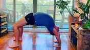wheel pose | building shoulder strength and core stability