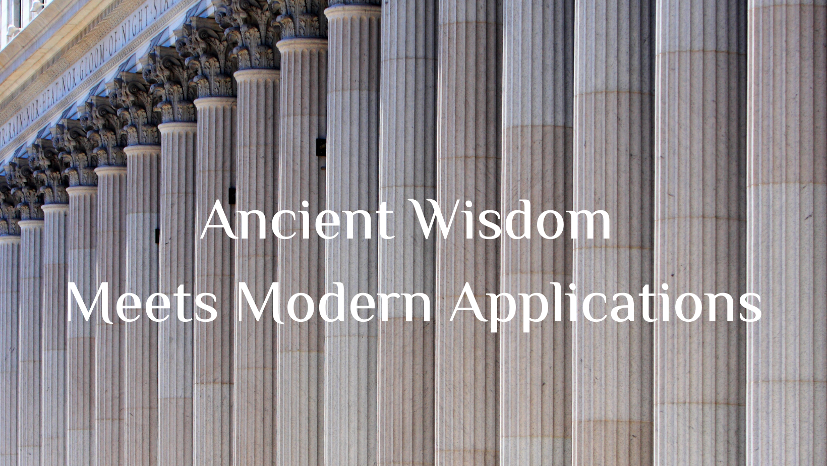 Ancient Wisdom Meets Modern Application (2)