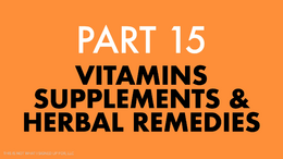 Headache and Migraine Part 15 Vitamins and Supplements