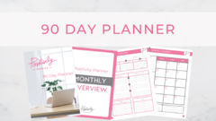 90 Day Planner Course Card