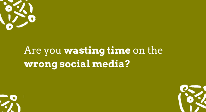 Wasting time on wrong social media