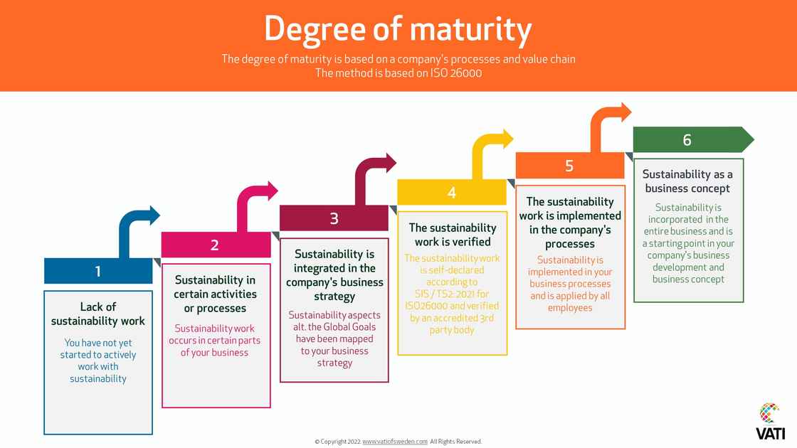 Degree of maturity (2)
