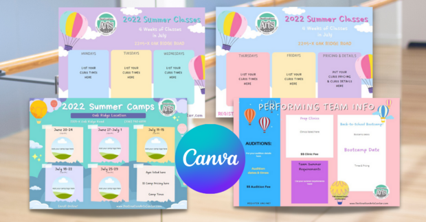 Summer Camp Canva Templates