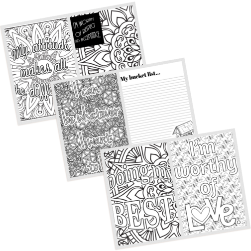 Self-Worth Bundle Coloring Pages