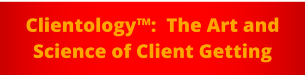 Clientology™ The Art and Science of Client Getting - Logo