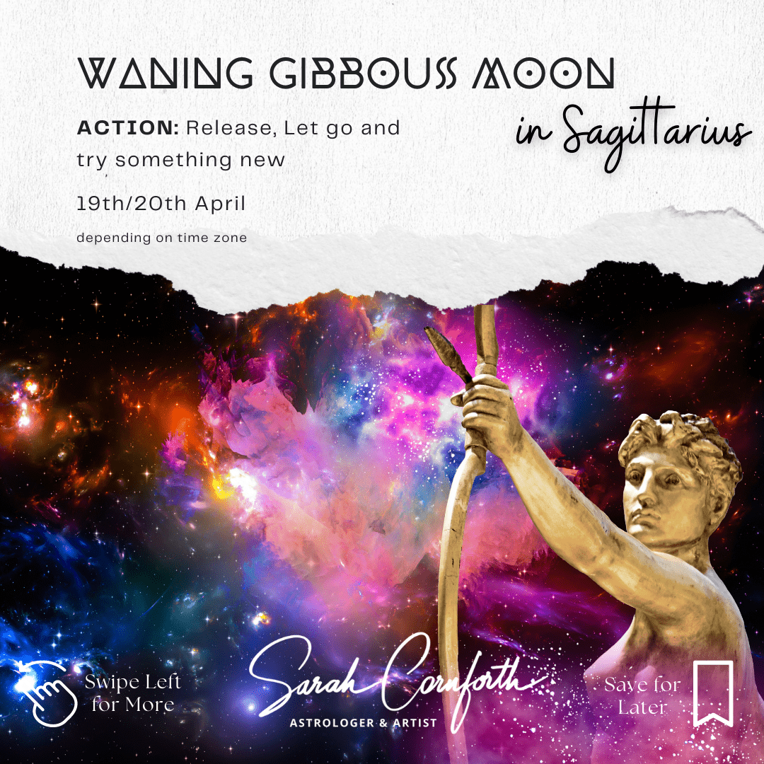 7 Waning Gibbous Moon in Sagittarius