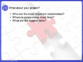 Managing your Research Project - Planning