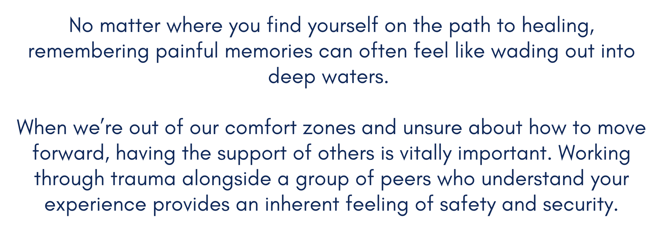 No matter where you find yourself on the path to healing, remembering painful memories can often feel like wading out into deep waters. 