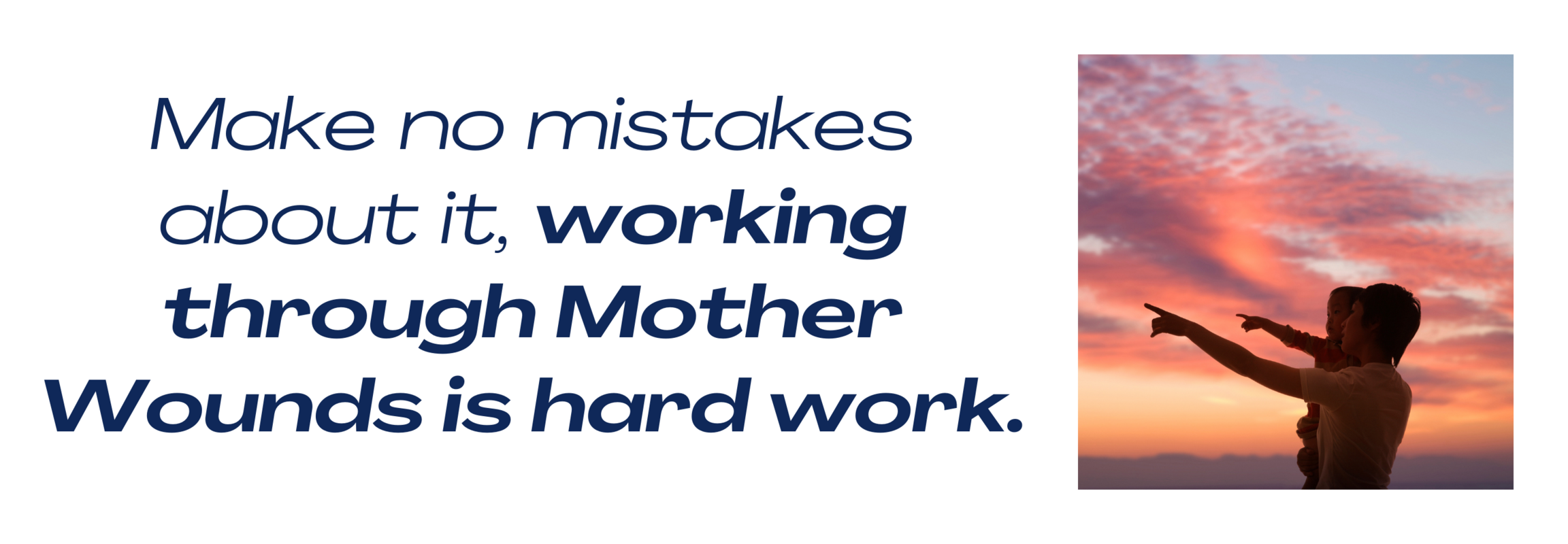 Make no mistakes about it, working through Mother Wounds is hard work.