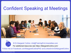 Confident Speaking at Meetings