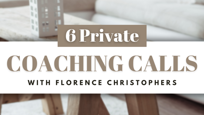 6 Private Coaching Calls Package ($1,200)