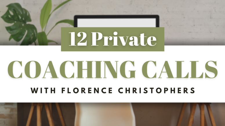 12 Private Coaching Calls Package ($2,000)