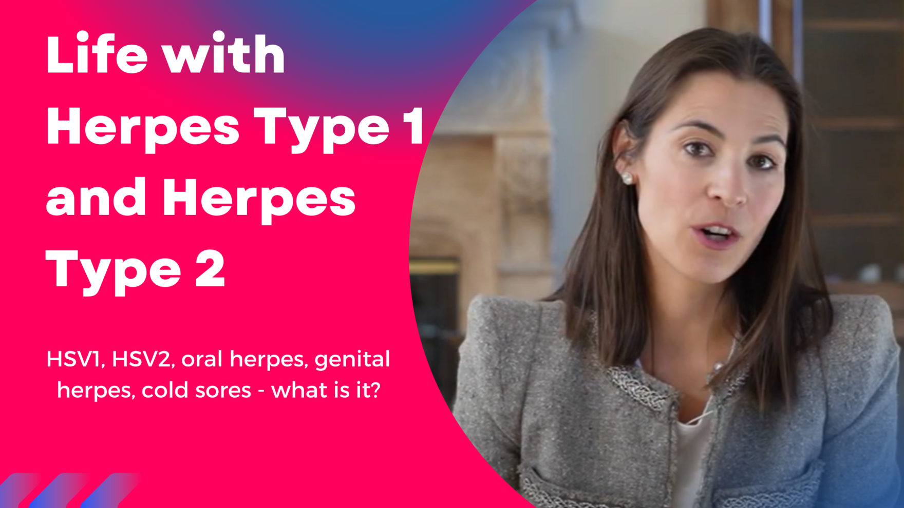 Life with Herpes Type 1 and Herpes Type 2 (Blog Banner)