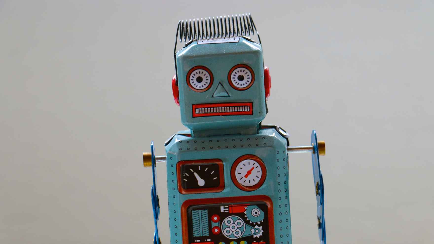 toy tin robot