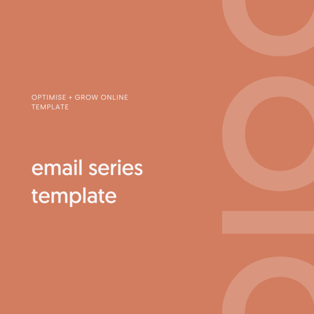 Email series template