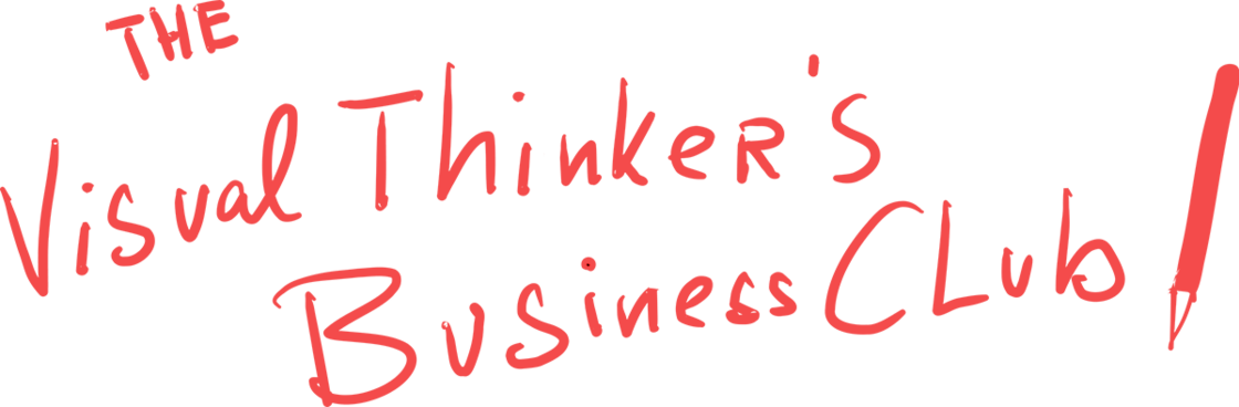 Visual Thinkers Schriftzug rot