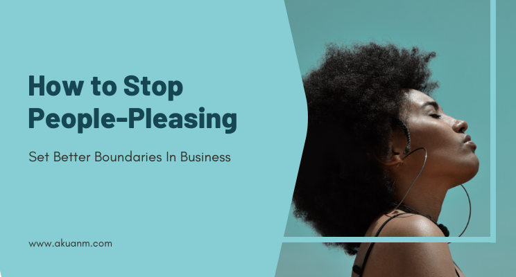 Stop People Pleasing Blog Banner