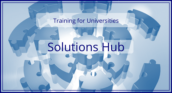 Solutions Hub, catalogue card