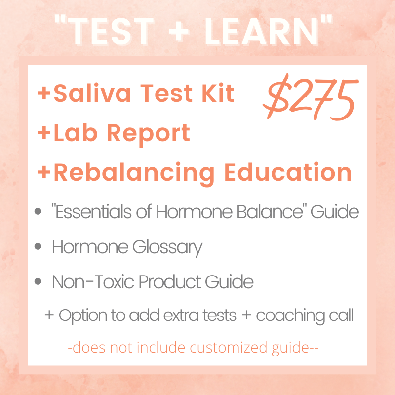TEST KIT PACKAGES Your Hormone Balance
