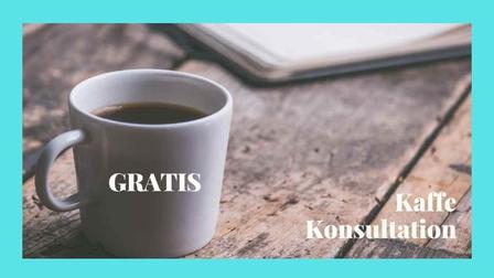 billede af en kop kaffe og gratis telefonkonsultation