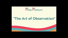 The art of Observation