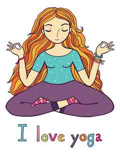 I love yoga girl